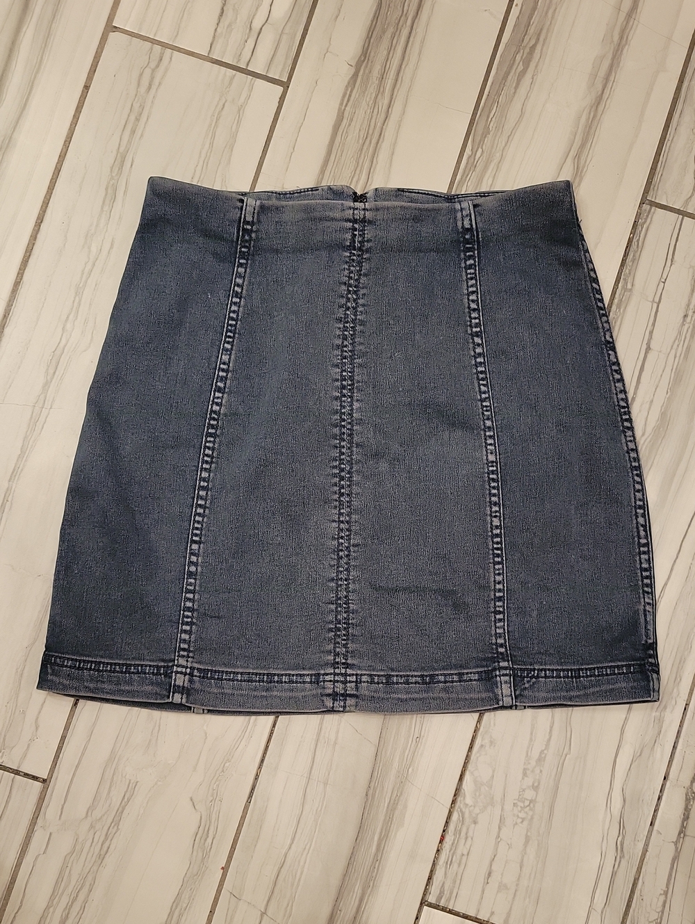 Free People Denim Mini Skirt